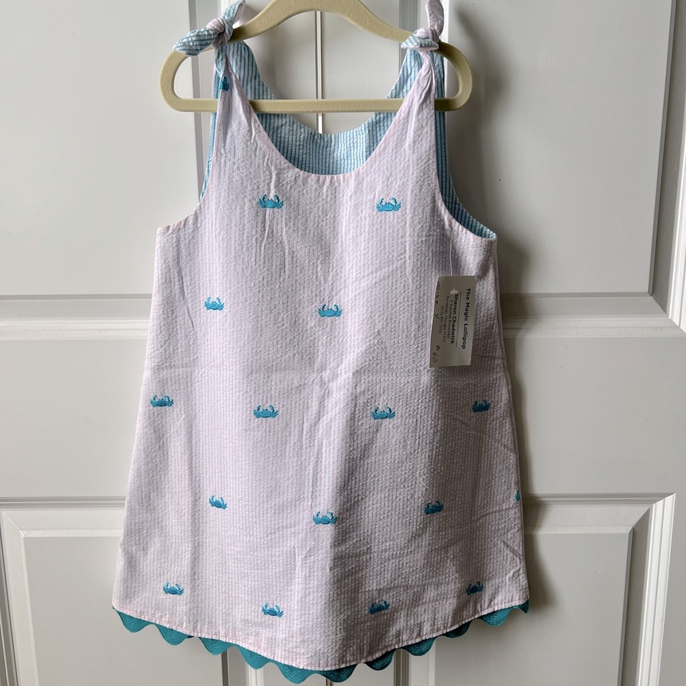 Reversible Smocked Dress Size 4